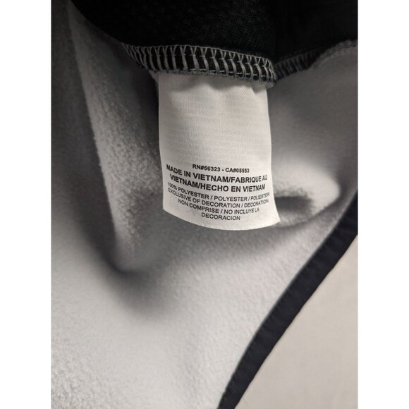 NIKE Dri-Fit 1/4 Zip Pullover Fleece Lined Sweatshirt Men's Large Gray Logo - Picture 7 of 9